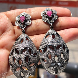 Art Deco Silver Delicated Earring