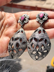 Art Deco Silver Delicated Earring