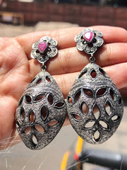 Art Deco Silver Delicated Earring