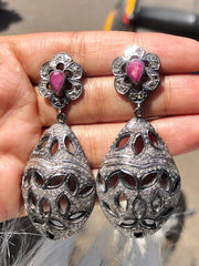 Art Deco Silver Delicated Earring