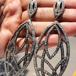 Exquisite 925 Sterling Silver Dangle Earrings: Vintage & Unique