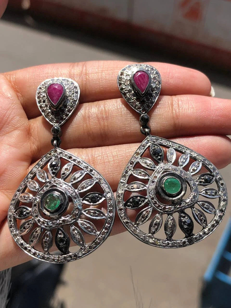 Vintage Art Deco Earrings: 925 Sterling Silver Jewelry for Women | Shop Now