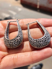 Natural Diamond Classic Huggie Earring