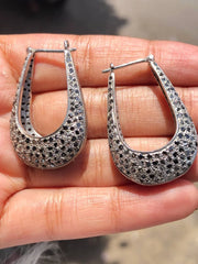 Natural Diamond Classic Huggie Earring