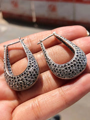 Natural Diamond Classic Huggie Earring