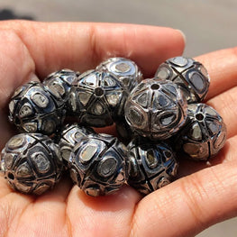 Vintage Style Natural Diamond Jewelry Beads