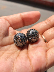 Natural Diamond Art Deco Beads