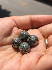 Vintage Style Sterling SIlver Beads