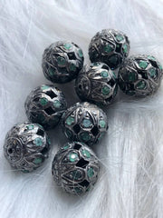 Delicated Sterling Silver Beads For Necklace