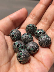 Delicated Sterling Silver Beads For Necklace