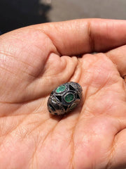 Vintage Style Sterling SIlver Bead