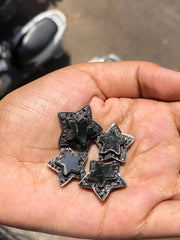 Star Shape Natural Diamond Charm For Jewelry