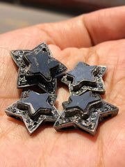 Star Shape Natural Diamond Charm For Jewelry