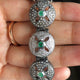 Round Emerald Delicated Silver Bracelet