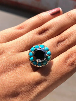 Round Cut Delicated Moissanite Ring