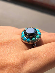 Round Cut Delicated Moissanite Ring