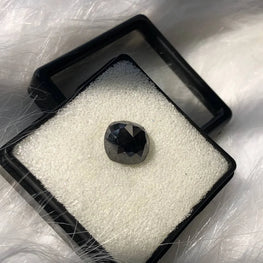Cushion Cut Fancy Black Natural Diamond