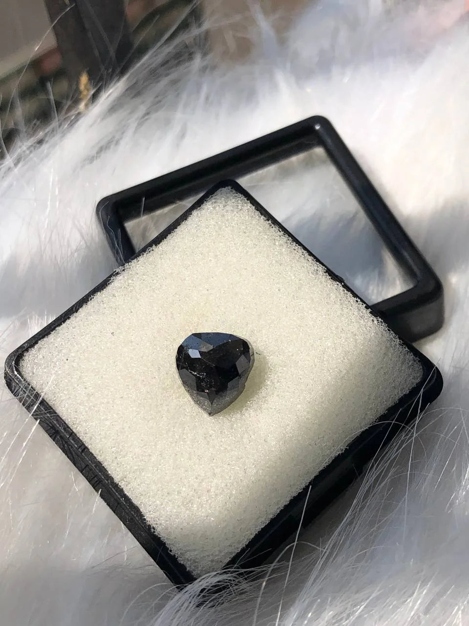Fancy Black Natural Diamond Pear Shape