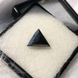 Triangle Cut Natural Black Diamond