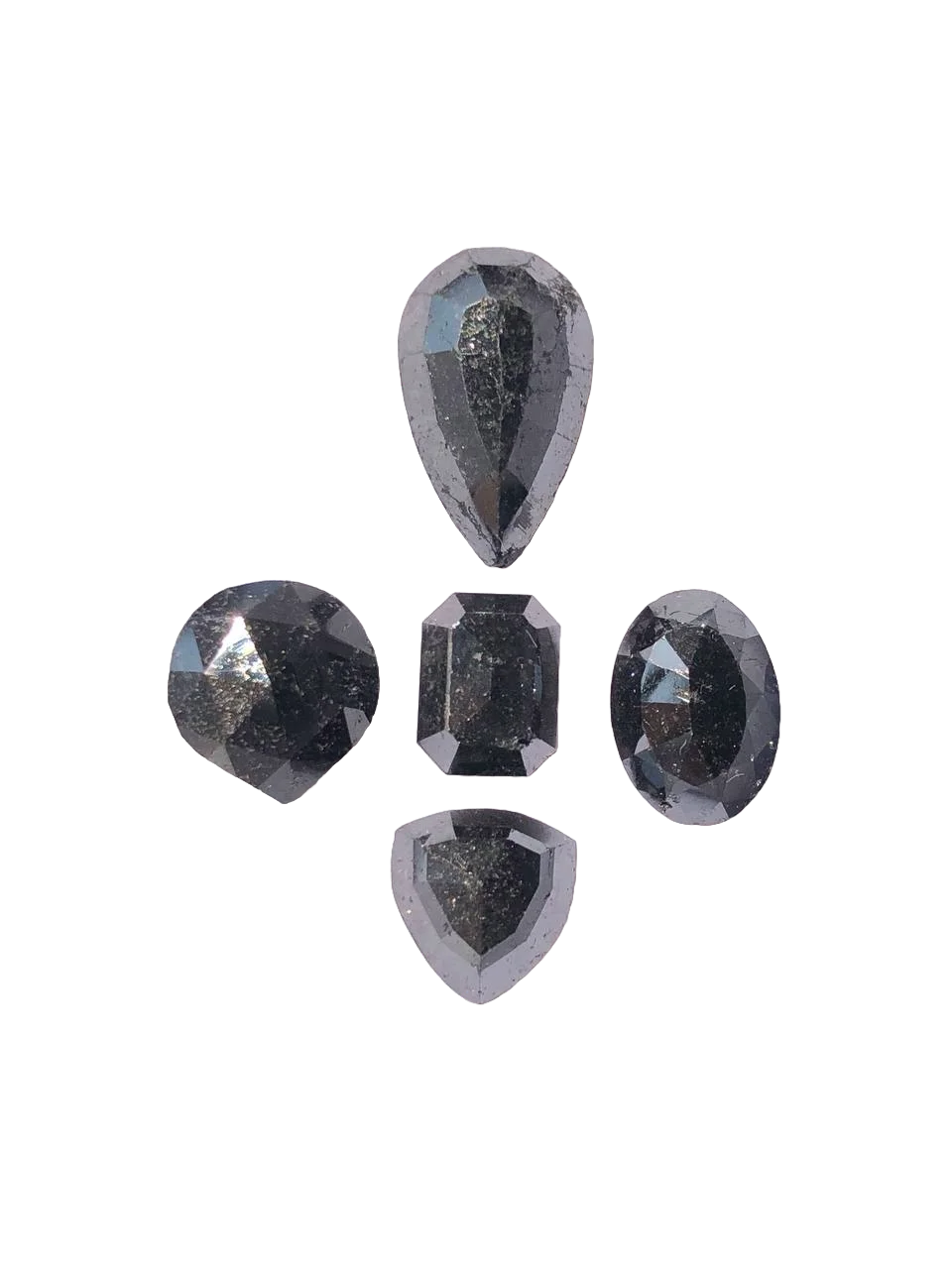 Natural Mix Shape Black Diamond
