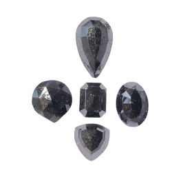 Natural Mix Shape Black Diamond