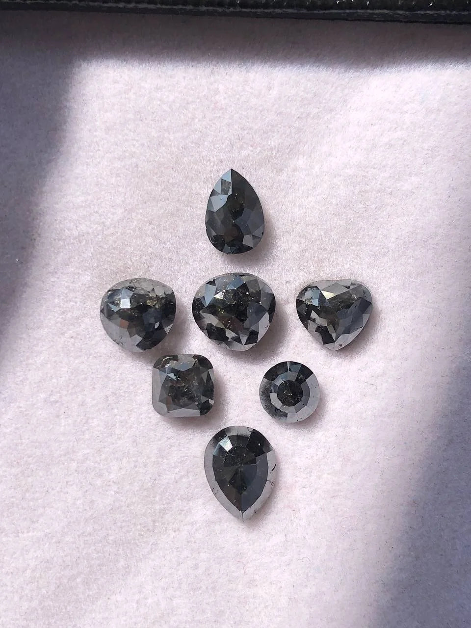 Natural Mix Shape Black Loose Diamond