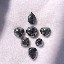 11.62 Ct Natural Black Mix-Shape Loose Diamond Elevate Your Jewelry with Unique Elegance