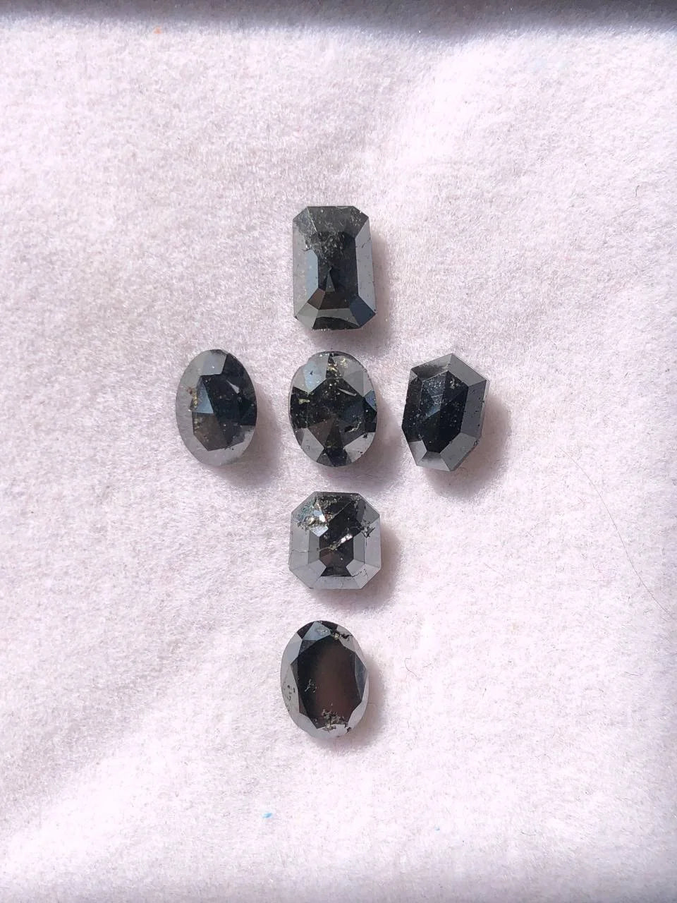 Mix Shape Black Natural Diamond