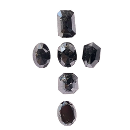 Mix Shape Black Natural Diamond