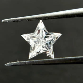 0.61 Ct Star Cut Lab Grown Diamond Loose Fancy Cut F Color CVD Diamond