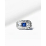 gothic engagement rings, green sapphire engagement ring, lab grown diamonds engagement rings