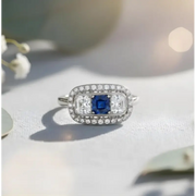 gothic engagement rings, green sapphire engagement ring, lab grown diamonds engagement rings